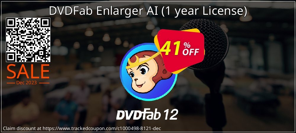 DVDFab Enlarger AI - 1 year License  coupon on Palm Sunday promotions