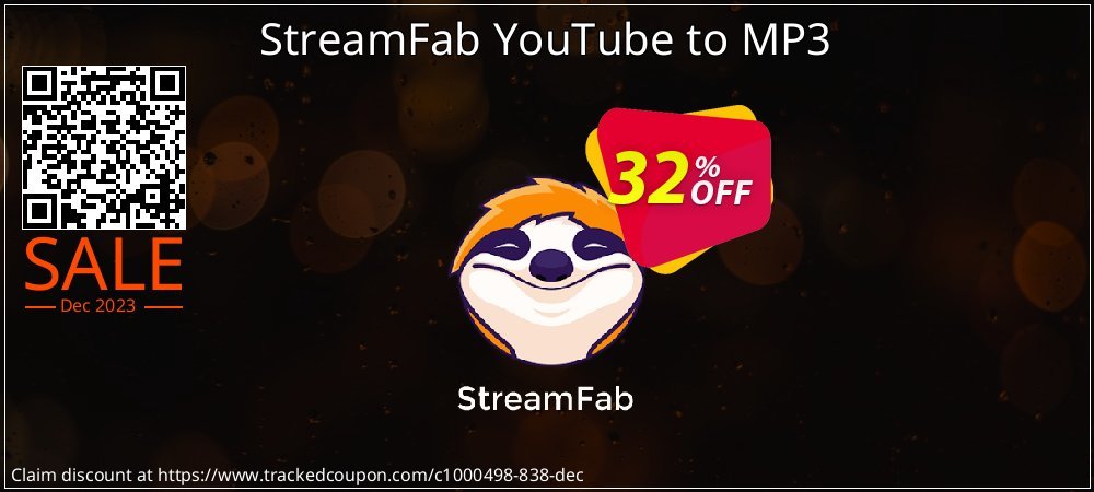 StreamFab YouTube to MP3 coupon on Easter Day discounts