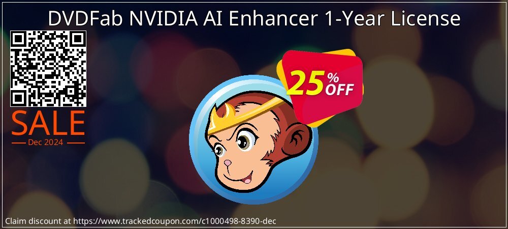 DVDFab NVIDIA AI Enhancer 1-Year License coupon on Mother Day sales
