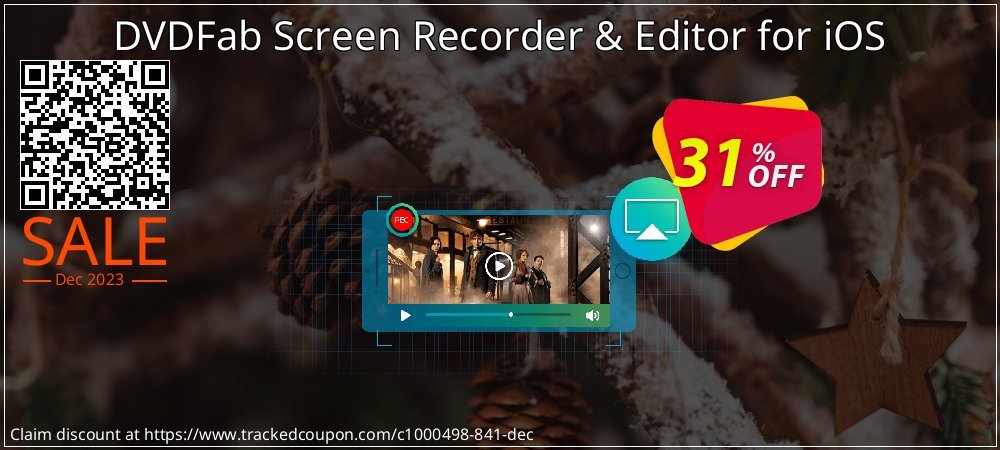 DVDFab Screen Recorder & Editor for iOS coupon on National Loyalty Day offer