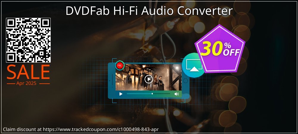 DVDFab Hi-Fi Audio Converter coupon on National Pizza Party Day offering discount