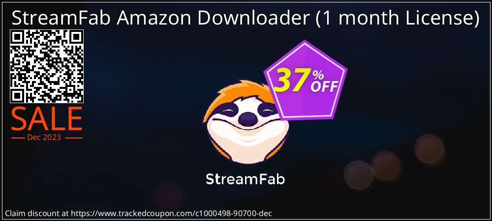 StreamFab Amazon Downloader - 1 month License  coupon on World Backup Day discount