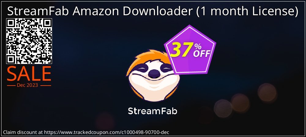 StreamFab Amazon Downloader - 1 month License  coupon on Mother Day offering sales