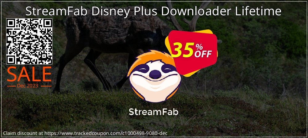 StreamFab Disney Plus Downloader Lifetime coupon on National Walking Day offering sales