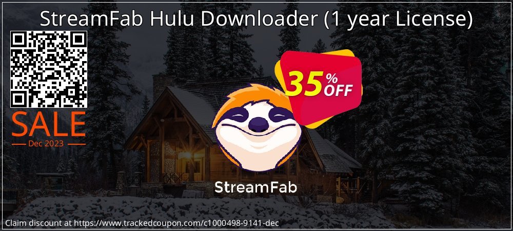 StreamFab Hulu Downloader - 1 year License  coupon on World Party Day discount