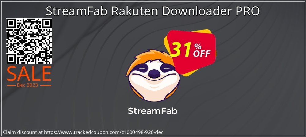 StreamFab Rakuten Downloader PRO coupon on World Party Day offering sales