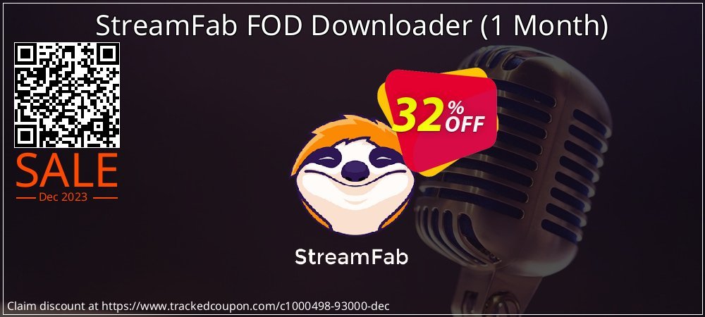 StreamFab FOD Downloader - 1 Month  coupon on National Walking Day sales