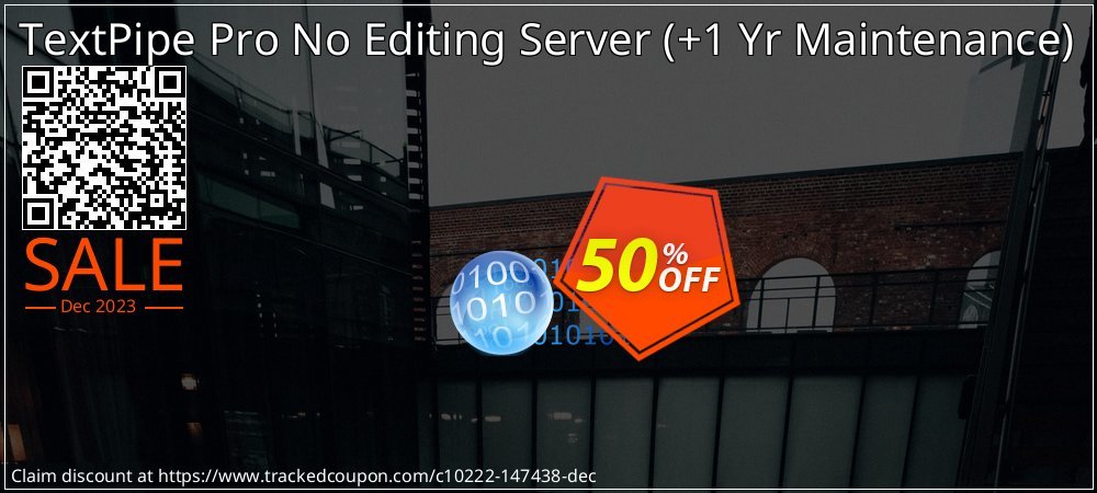 TextPipe Pro No Editing Server - +1 Yr Maintenance  coupon on Constitution Memorial Day deals