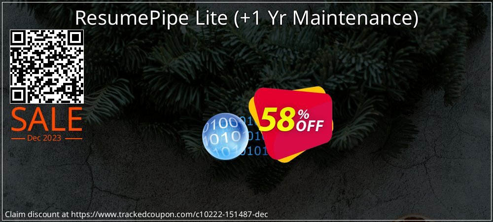 ResumePipe Lite - +1 Yr Maintenance  coupon on April Fools' Day promotions
