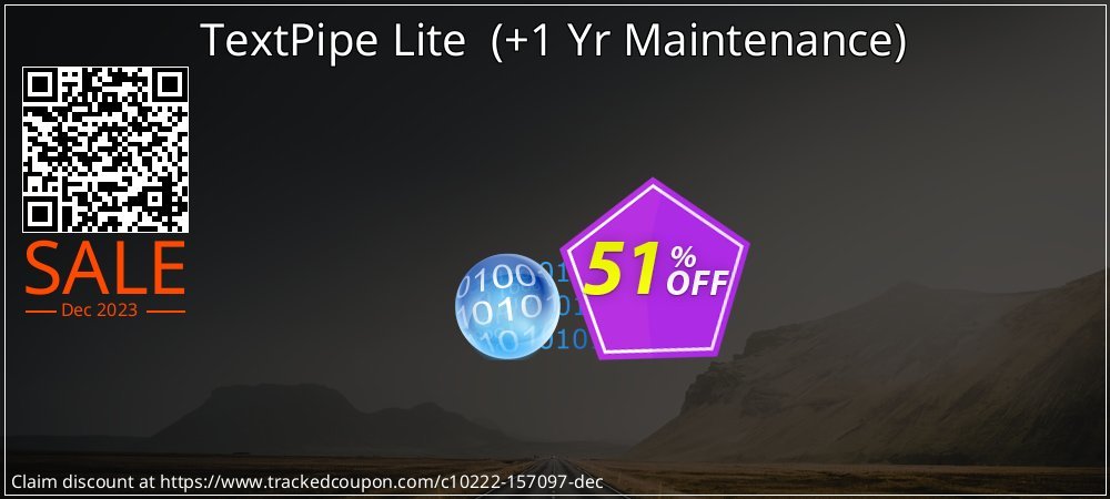 TextPipe Lite  - +1 Yr Maintenance  coupon on Working Day discount