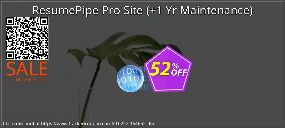 ResumePipe Pro Site - +1 Yr Maintenance  coupon on April Fools' Day super sale