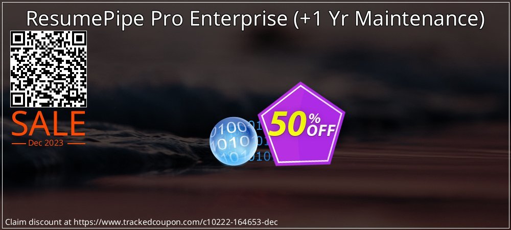 ResumePipe Pro Enterprise - +1 Yr Maintenance  coupon on Constitution Memorial Day promotions