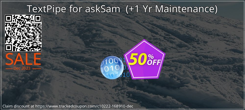 TextPipe for askSam  - +1 Yr Maintenance  coupon on Mother's Day promotions