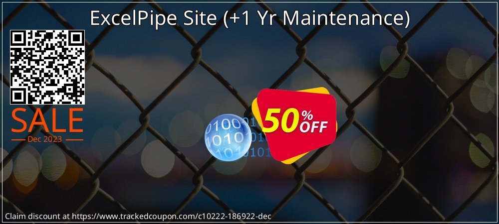 ExcelPipe Site - +1 Yr Maintenance  coupon on Working Day offer
