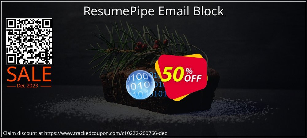 ResumePipe Email Block coupon on World Party Day discount