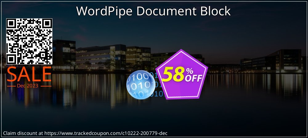 WordPipe Document Block coupon on National Smile Day promotions