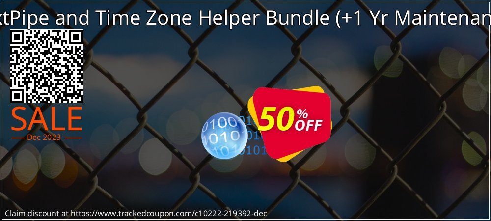 TextPipe and Time Zone Helper Bundle - +1 Yr Maintenance  coupon on Summer deals