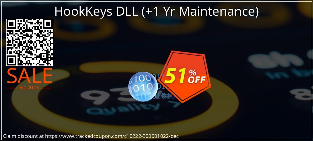 HookKeys DLL - +1 Yr Maintenance  coupon on April Fools' Day promotions