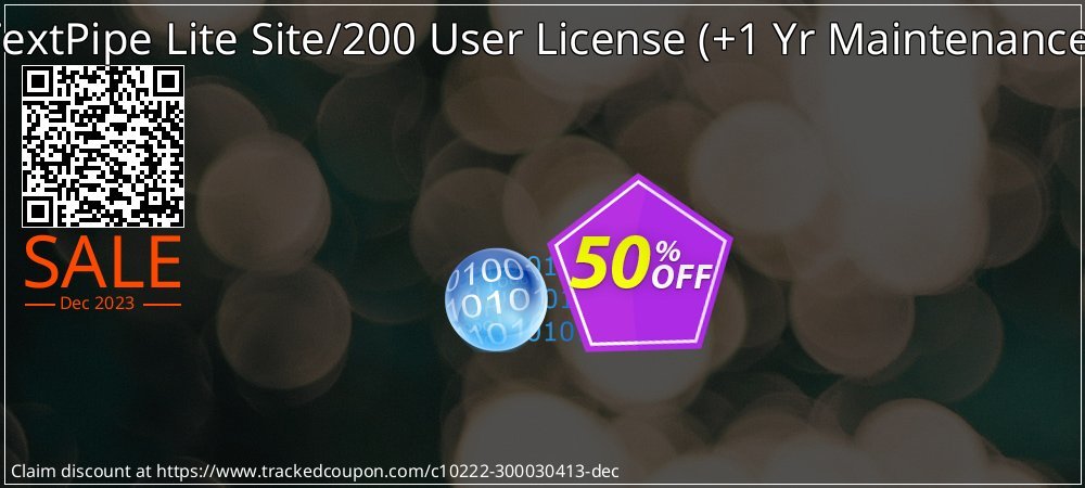 TextPipe Lite Site/200 User License - +1 Yr Maintenance  coupon on Constitution Memorial Day super sale