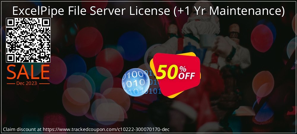 ExcelPipe File Server License - +1 Yr Maintenance  coupon on National Walking Day sales