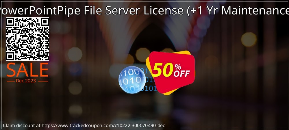 PowerPointPipe File Server License - +1 Yr Maintenance  coupon on National Walking Day offering sales