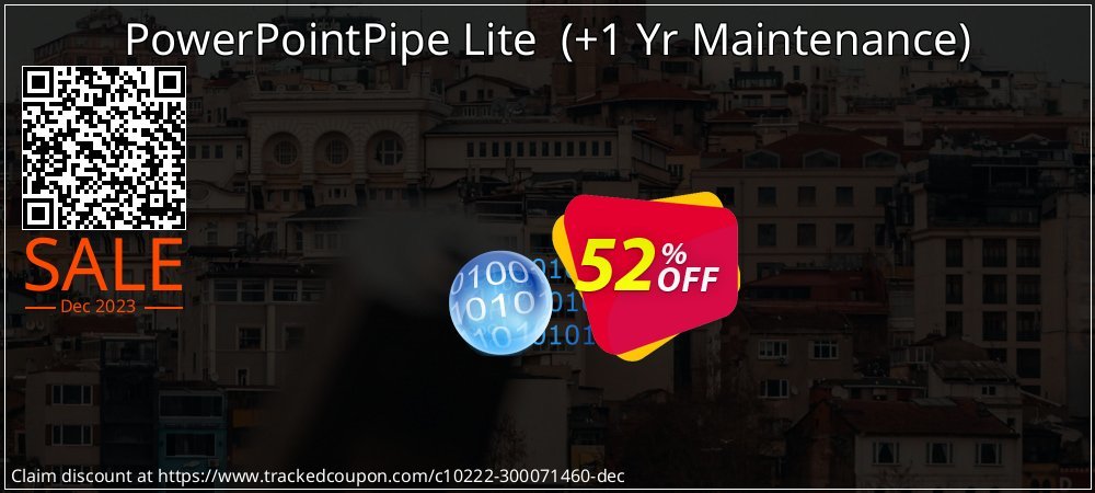 PowerPointPipe Lite  - +1 Yr Maintenance  coupon on National Walking Day discount