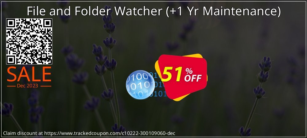 File and Folder Watcher - +1 Yr Maintenance  coupon on National Walking Day deals