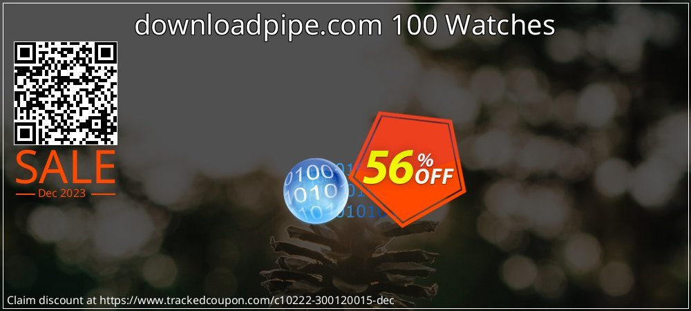 downloadpipe.com 100 Watches coupon on National Walking Day discount
