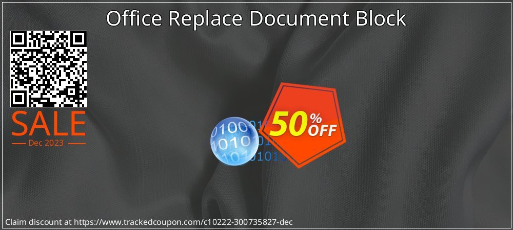 Office Replace Document Block coupon on April Fools Day discounts