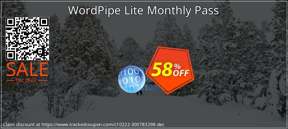 WordPipe Lite Monthly Pass coupon on Easter Day offering discount