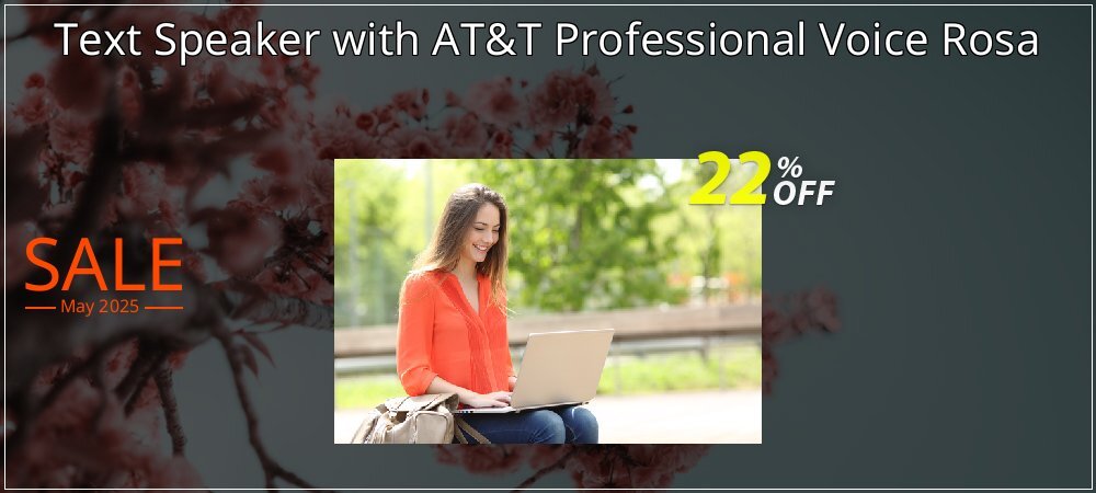 Text Speaker with AT&T Professional Voice Rosa coupon on National Loyalty Day offering discount