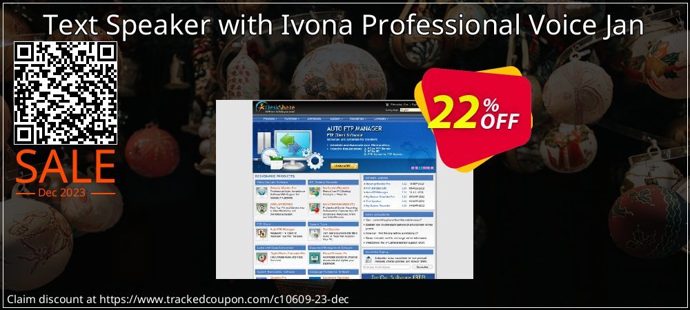 Text Speaker with Ivona Professional Voice Jan coupon on Constitution Memorial Day super sale