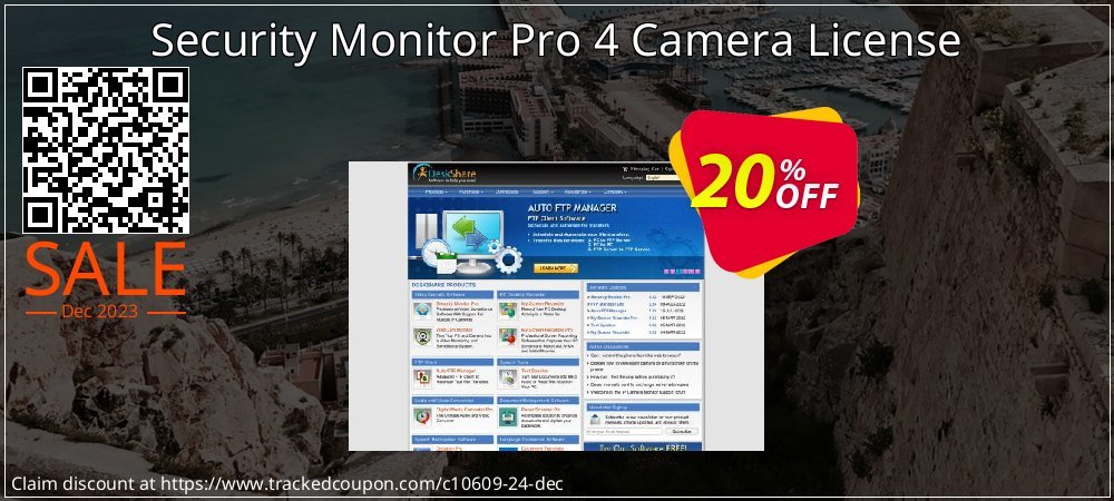 Security Monitor Pro 4 Camera License coupon on Tell a Lie Day super sale