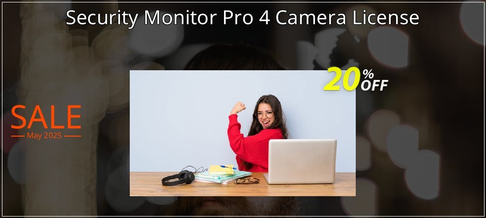 Security Monitor Pro 4 Camera License coupon on National Smile Day discounts