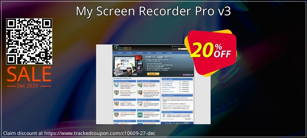 My Screen Recorder Pro v3 coupon on April Fools' Day sales
