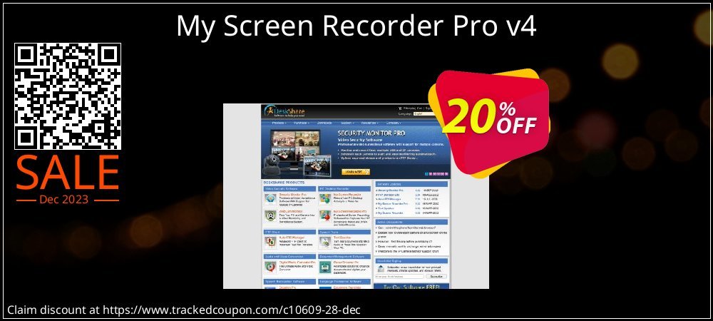 My Screen Recorder Pro v4 coupon on Easter Day deals