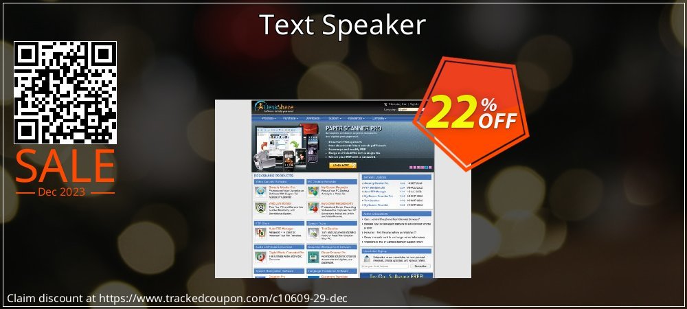 Text Speaker coupon on World Password Day discount