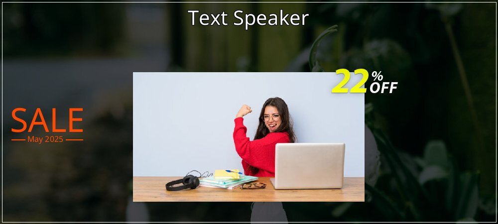 Text Speaker coupon on National Smile Day discount