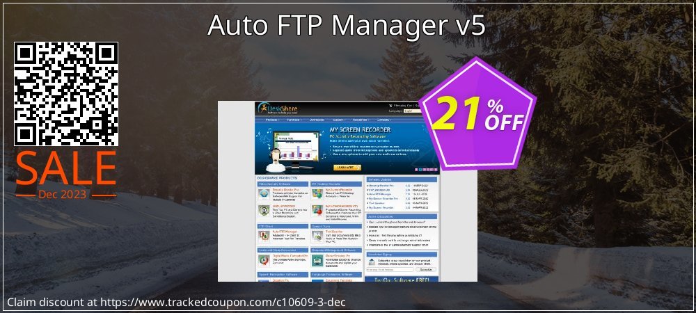 Auto FTP Manager v5 coupon on Virtual Vacation Day offer