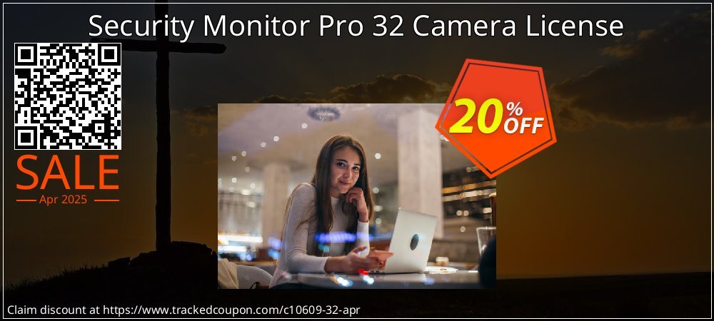 Security Monitor Pro 32 Camera License coupon on April Fools' Day offering sales