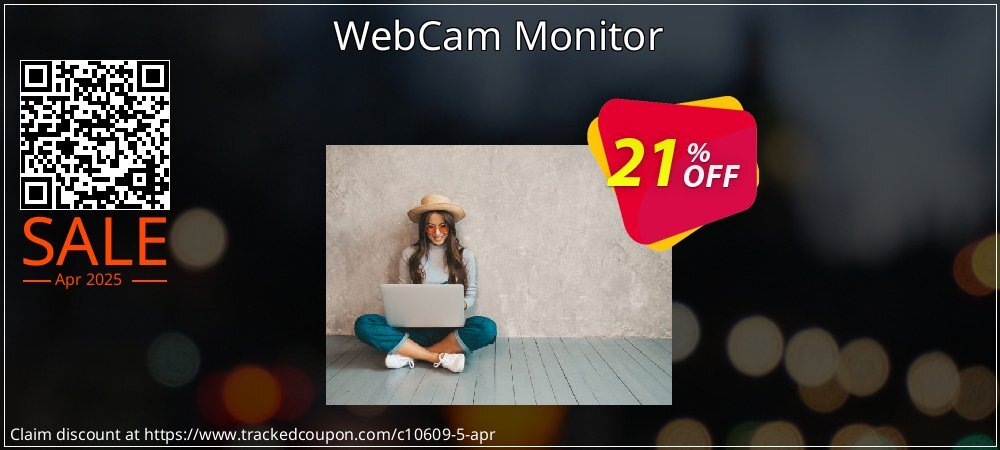 WebCam Monitor coupon on National Walking Day offering sales