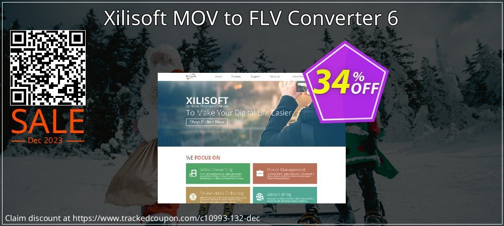 Xilisoft MOV to FLV Converter 6 coupon on April Fools' Day discount