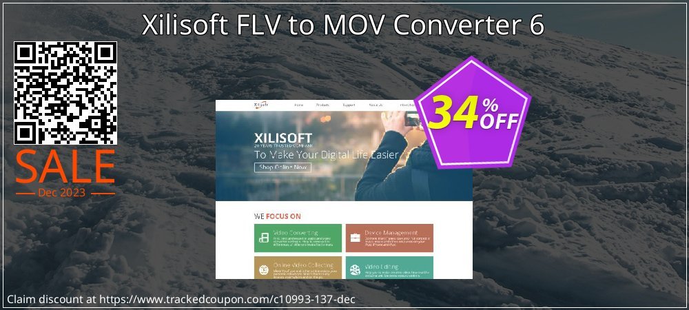 Xilisoft FLV to MOV Converter 6 coupon on April Fools' Day promotions