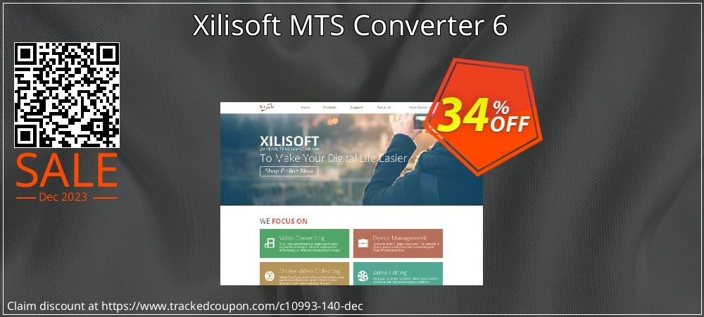 Xilisoft MTS Converter 6 coupon on World Backup Day deals