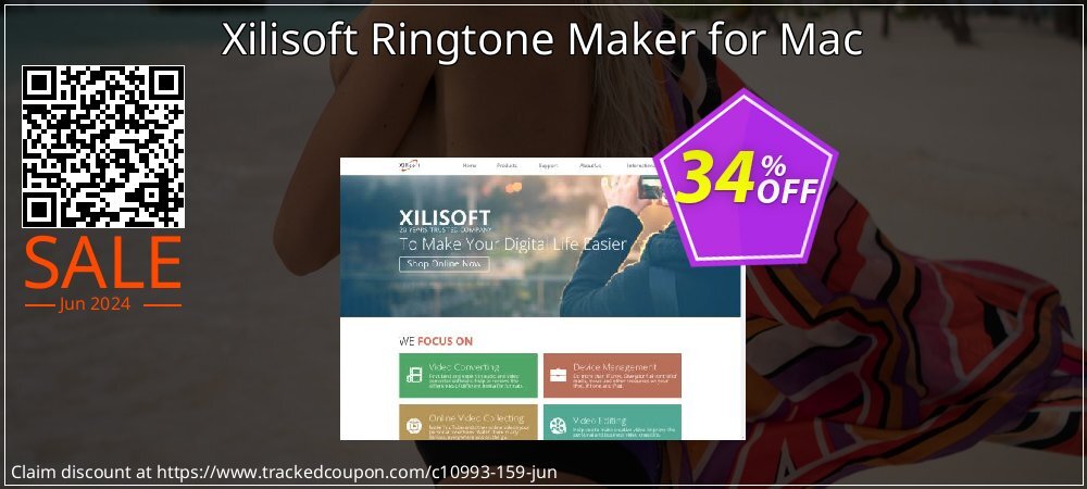 Xilisoft Ringtone Maker for Mac coupon on National Smile Day offering discount