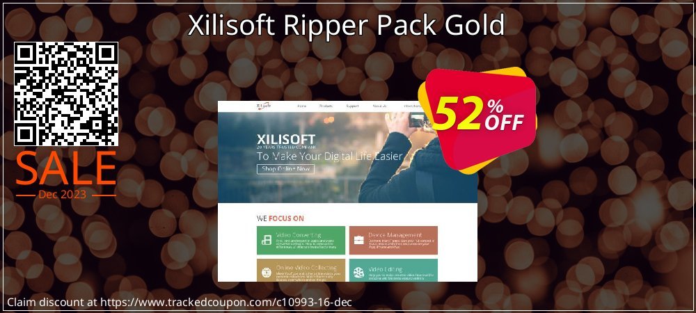 Get 52% OFF Xilisoft Ripper Pack Gold offering discount
