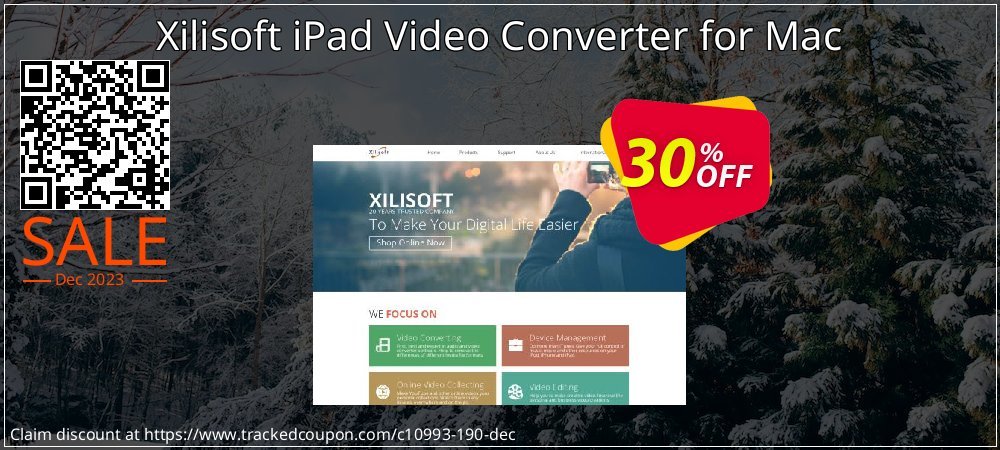 Xilisoft iPad Video Converter for Mac coupon on National Walking Day discounts