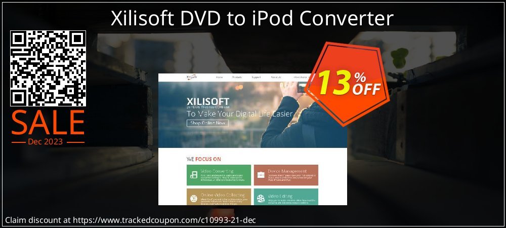 Xilisoft DVD to iPod Converter coupon on World Party Day sales