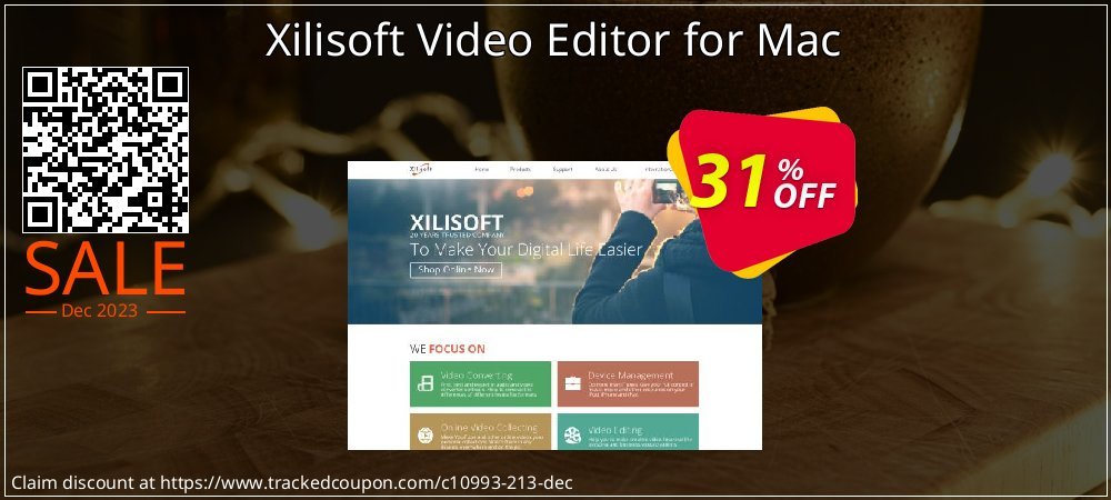 Xilisoft Video Editor for Mac coupon on Christmas offer