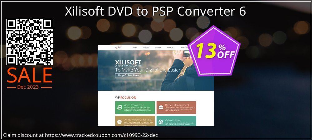 Xilisoft DVD to PSP Converter 6 coupon on Working Day offer